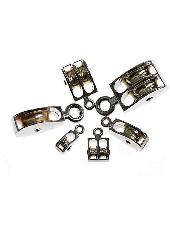 Zyaobei Zinc Alloy Timing Pulley Single Wheel Swivel Roller Block 52mm - Image 4